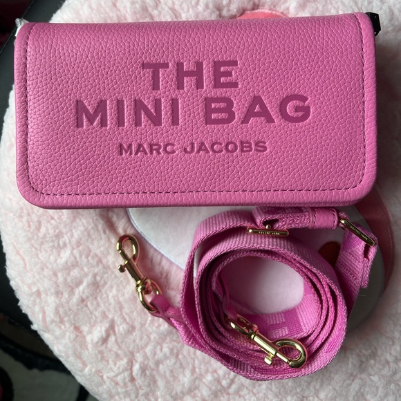 marc jacobs bow pink mini bag - Picture 2 of 8